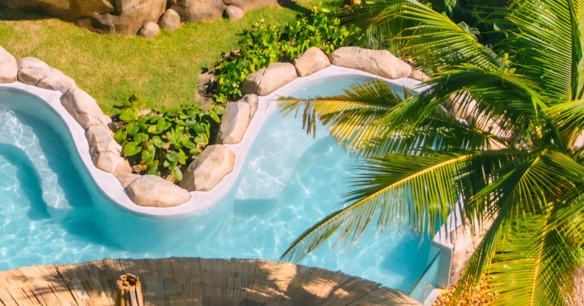 The hot spring at Vana Nava Water Jungle